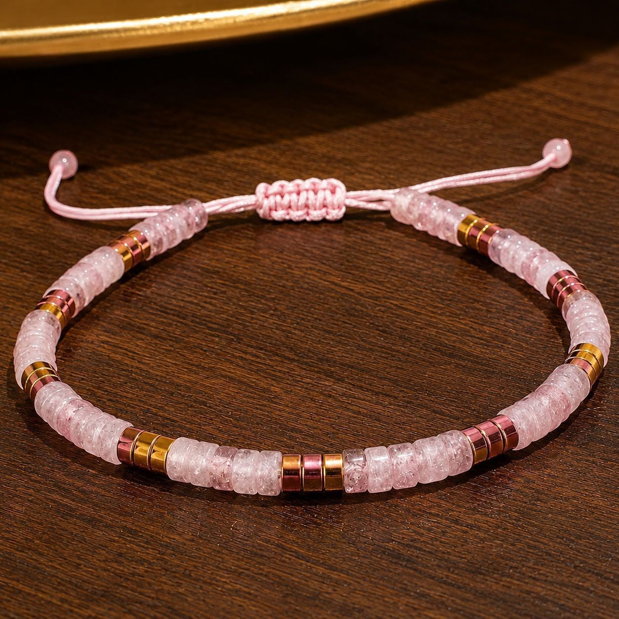 Wholesale Bohemian Style Natural Stone Lapis Lazuli Adjustable Woven Beaded Bracelet Handmade Beads Fashion Accessory For Resale
