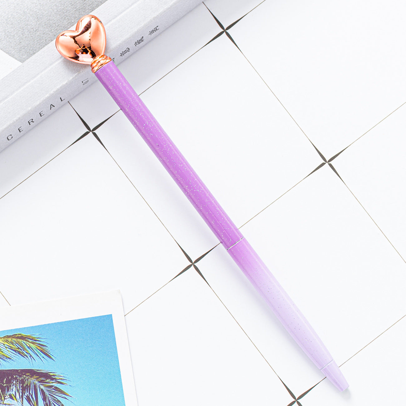 Wholesale Love Shape Ballpoint Pen Metal Pen ACC-PN-HuaHao017