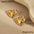 Wholesale Heart Earrings Stainless Steel Plated 18K Gold Earrings