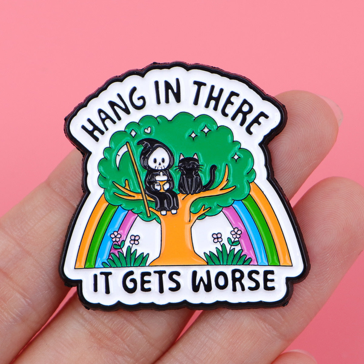 Wholesale  creative cartoon skull accessory brooch