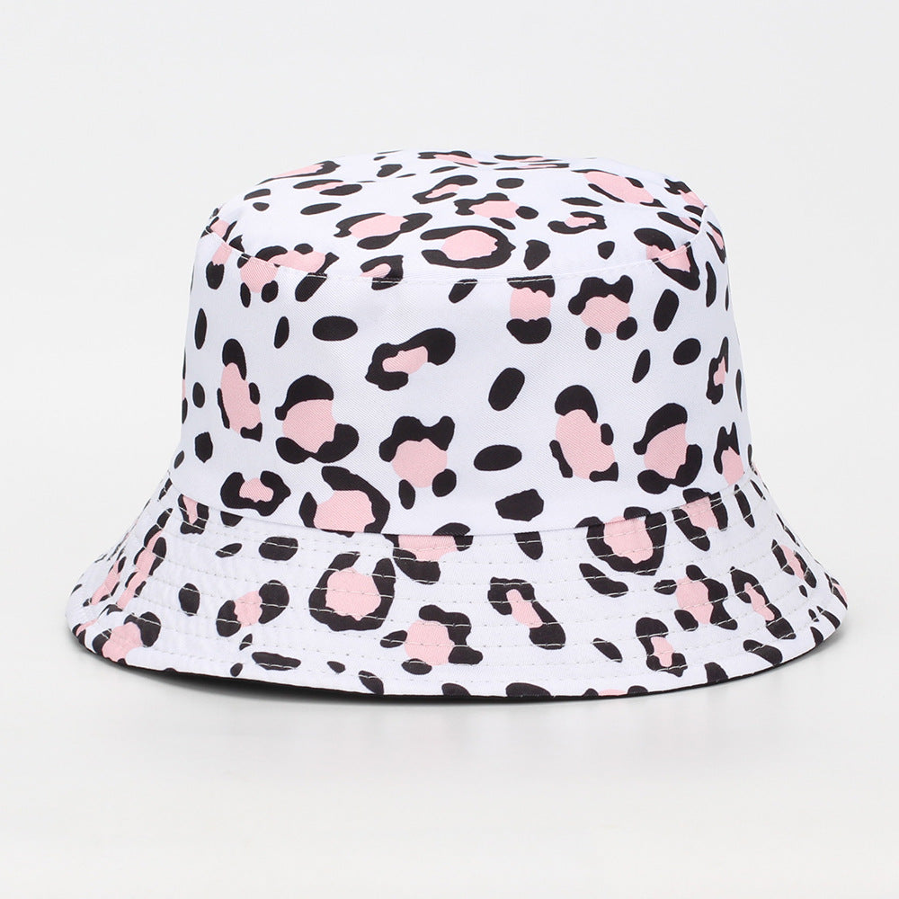 Wholesale Leopard Print Men's and Women's Fisherman Hat Bucket Hat