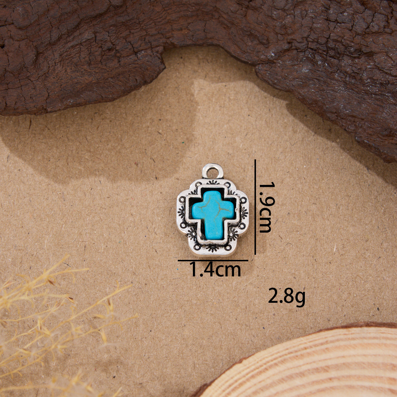 Wholesale Vintage Bohemian Turquoise Inlaid Jewelry DIY Accessories