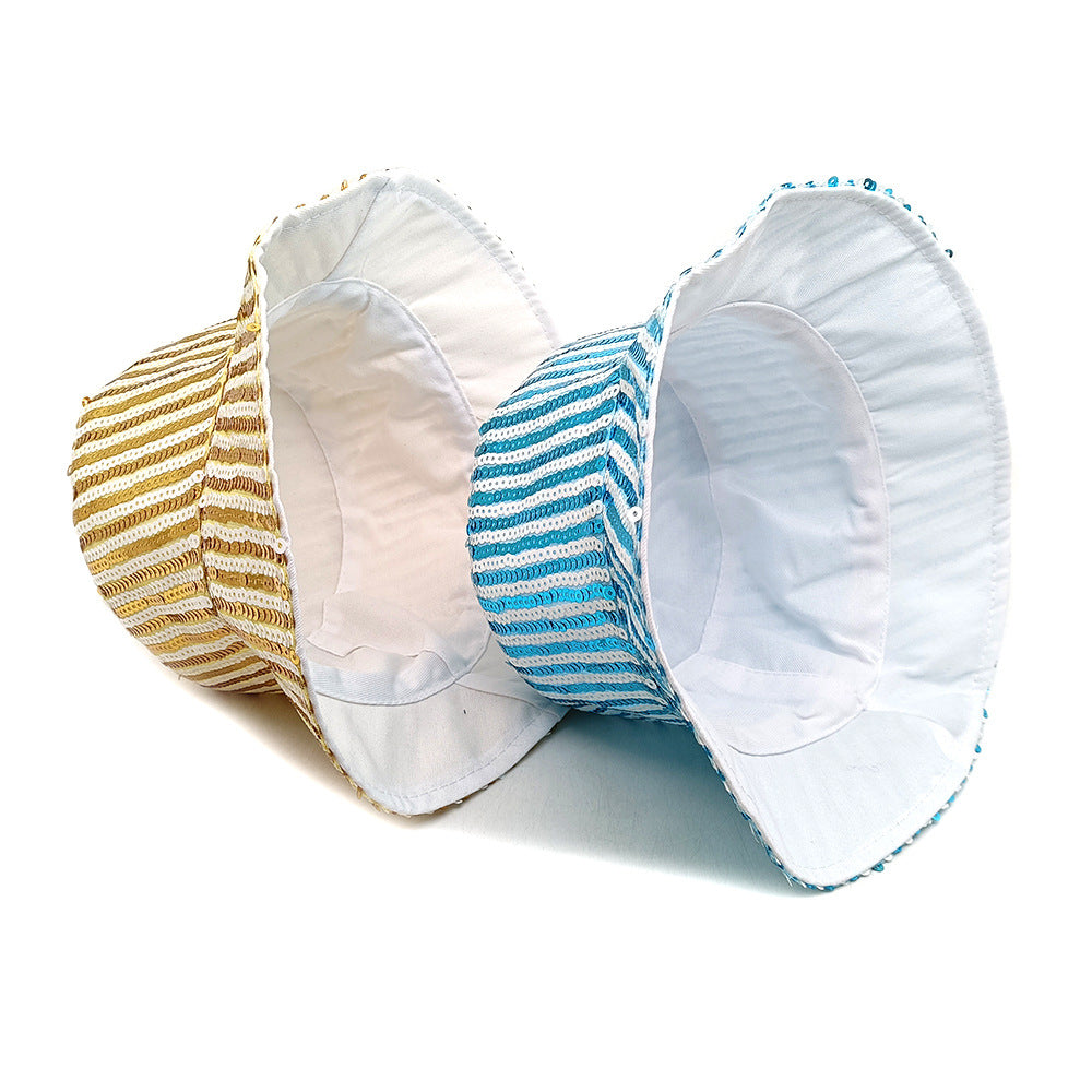 Wholesale  Sequin Performance Basin Hat Bucket Hat