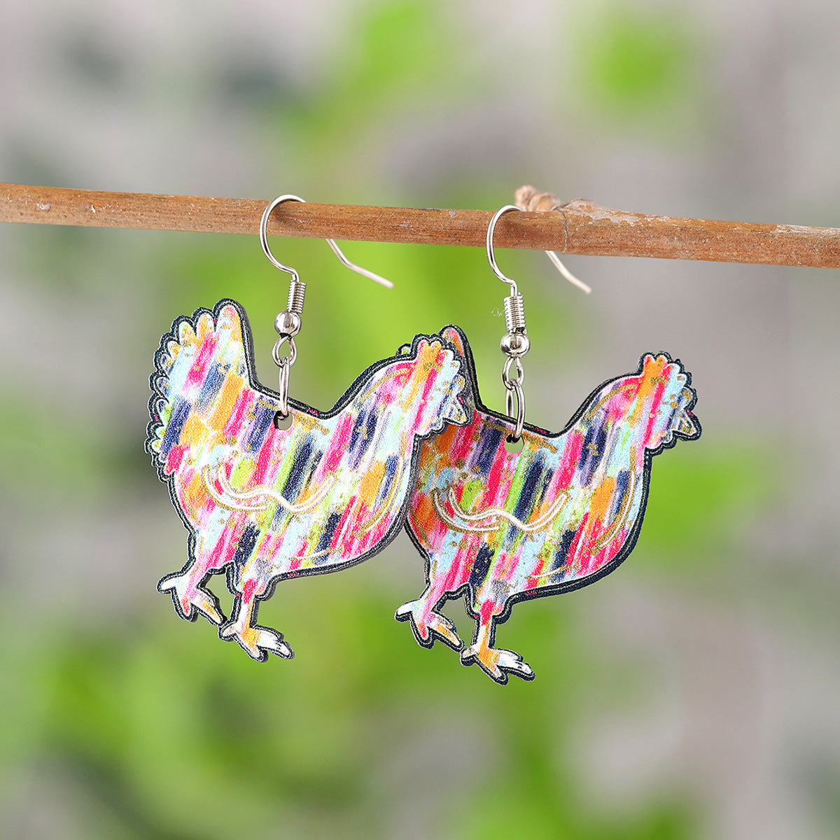 Wholesale Easter Bow Cross Rabbit Hen Pendant Earrings