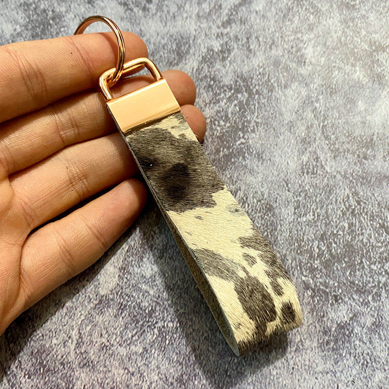 Wholesale Retro Leather Keychain Bohemian Style Car Key Accessory Gift