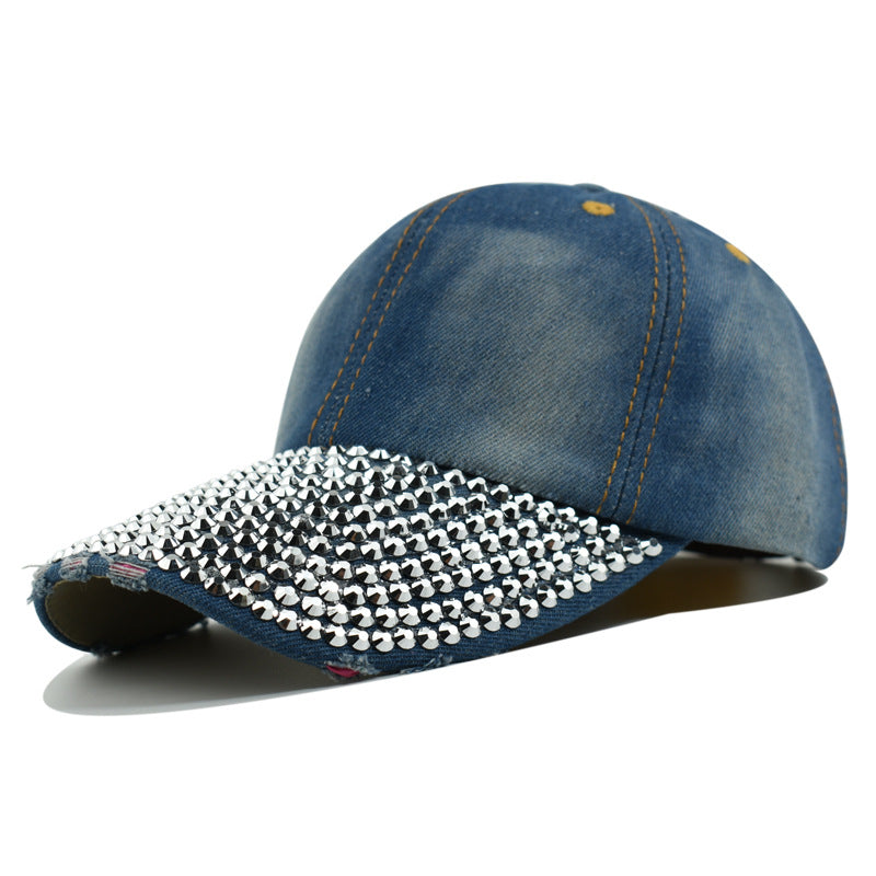 Wholesale personality diamond baseball cap diamond cap