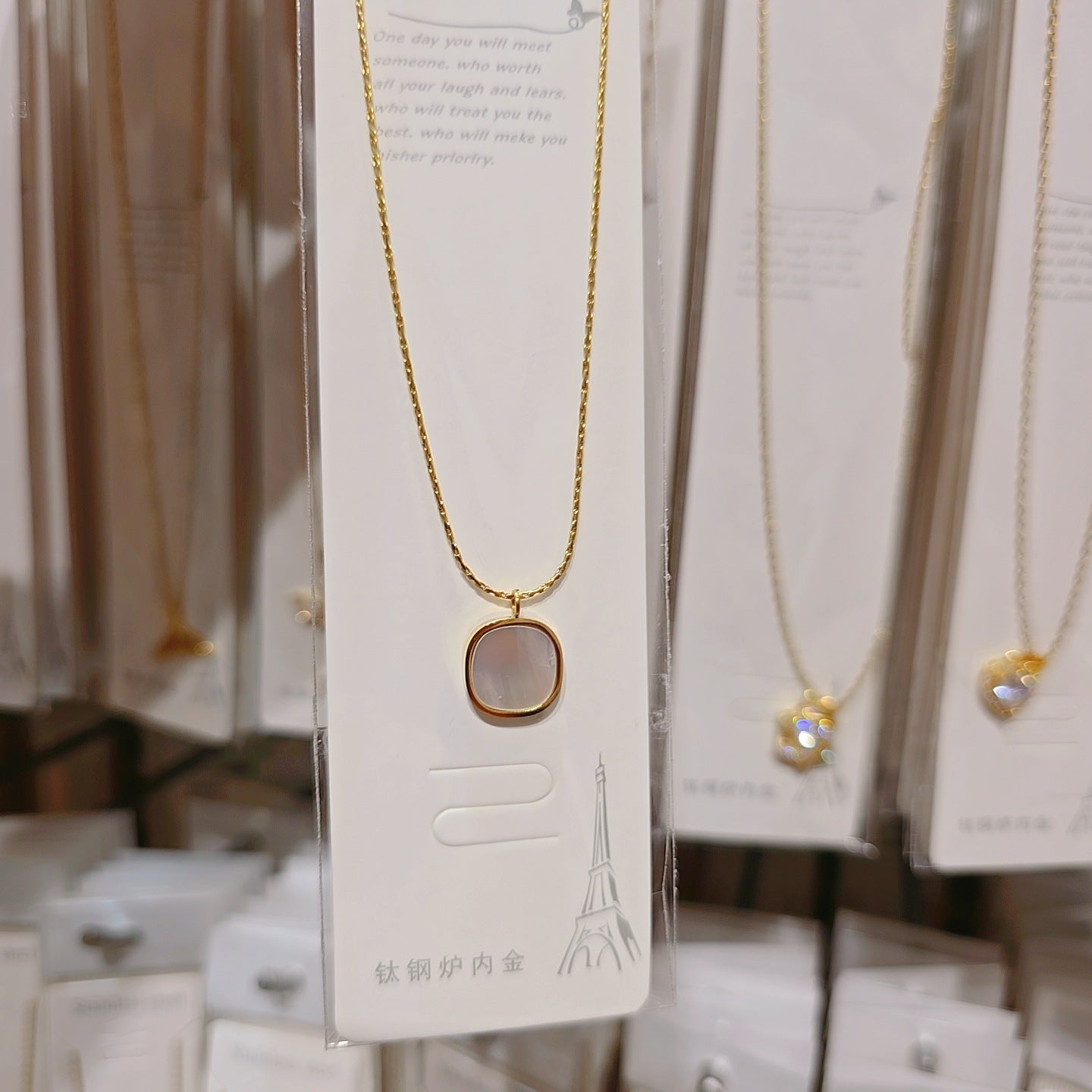 Wholesale Minimalist  High End Stainless Steel Clavicle Necklace