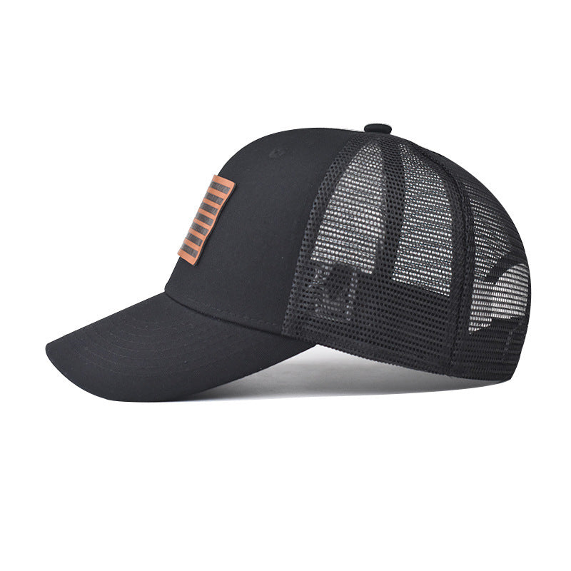 Wholesale American Flag Independence Day Baseball Cap Adjustable Breathable Oxford Lined Outdoor Hat For Adults