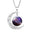 Wholesale Twelve Constellations Colorful Series Moon Necklace