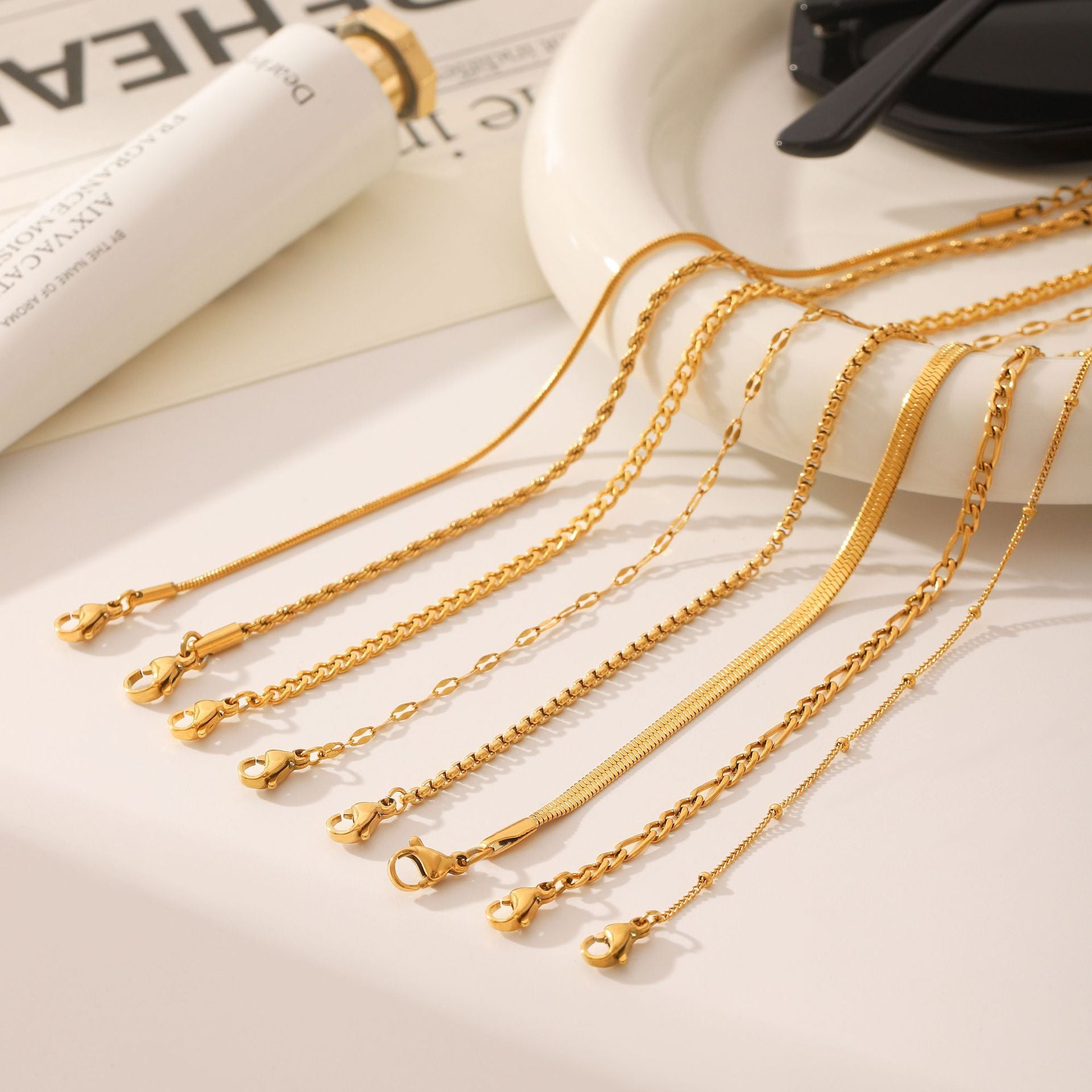 Wholesale 18K gold-plated bracelet stainless steel bracelet