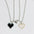 Wholesale Couple Heart Inlaid Magnetic Valentine's Day Necklace