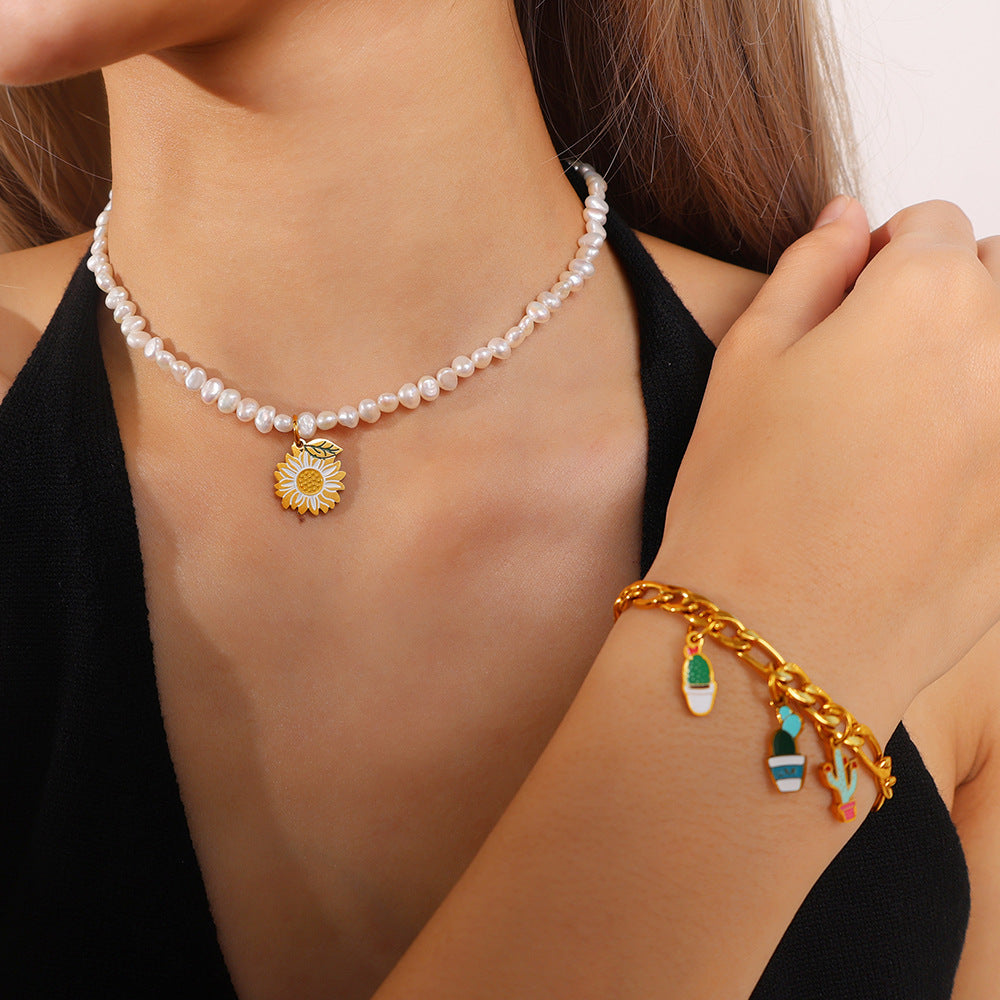 Wholesale plant series dripping  Charms for Jewelry