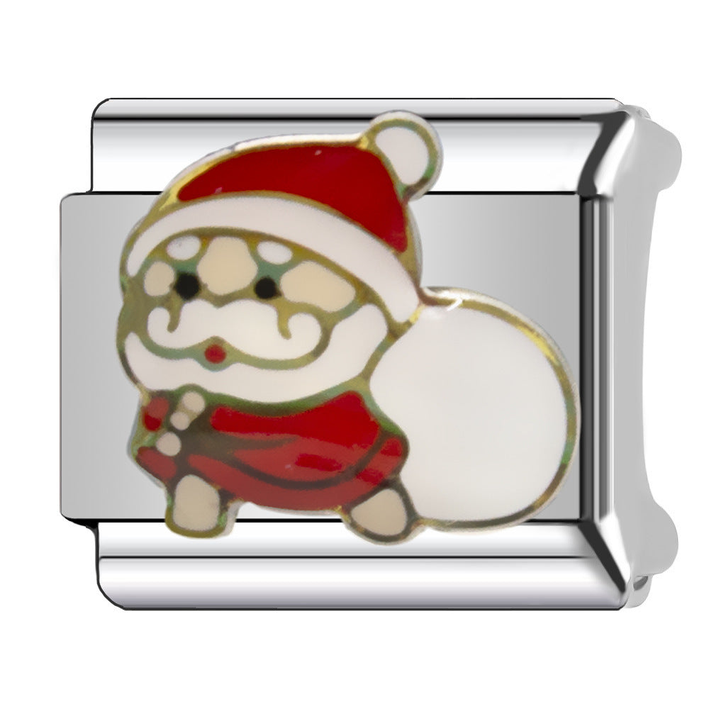 Wholesale Italian Charm Bracelet 9mm DIY  Christmas   Creative Stainless Steel Composable Bracelet