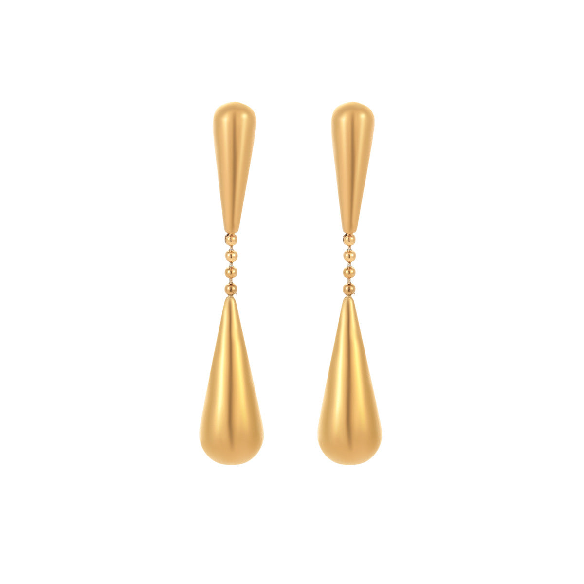 Wholesale  Minimalist Cold Wind Drops Geometric Niche Design Sense Earrings