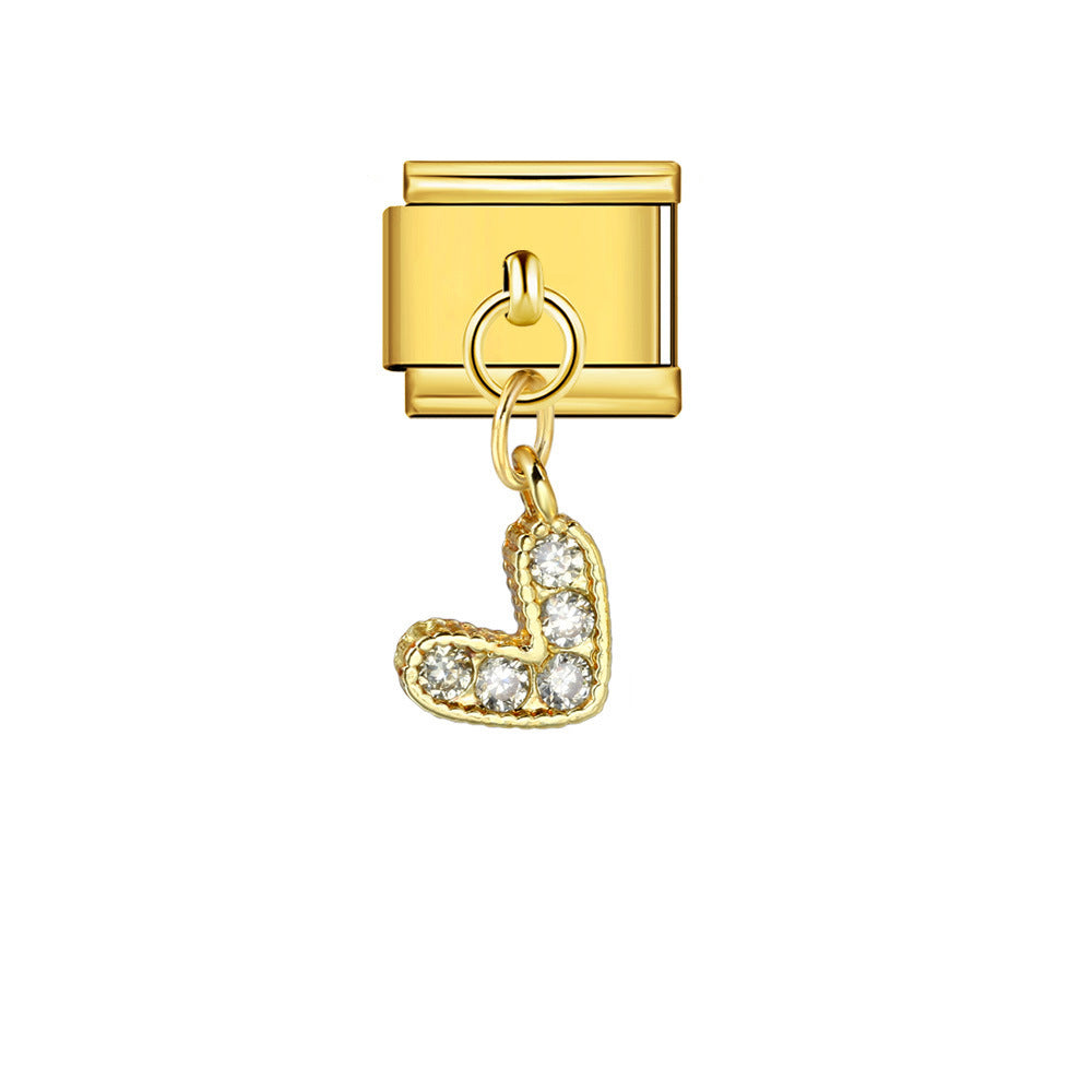Wholesale Pendant Modular Bracelet Stainless Steel Fashion Accessoryv