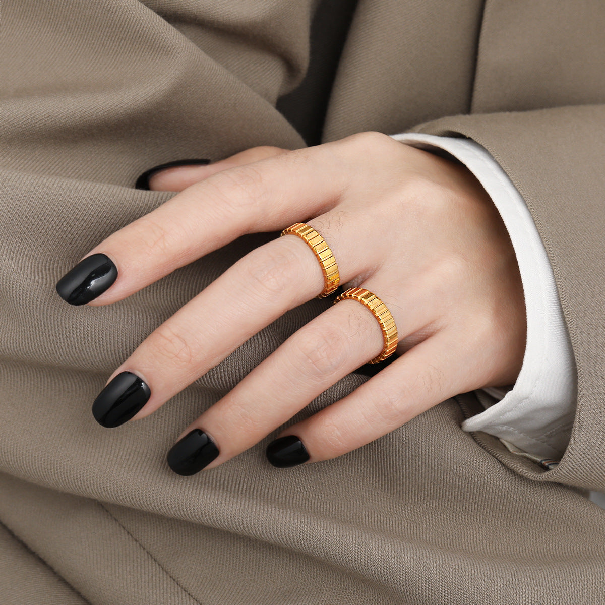 Wholesale titanium steel non-fading high-grade rings