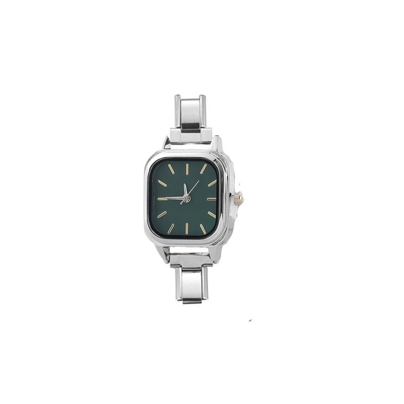 Wholesale Cross-Border New Italian Modular Watch Head Accessories DIY Jewelry Quartz Watch Versatile and Simple for Students