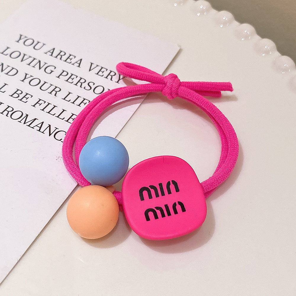 Wholesale 10pcs Cartoon Cute Resin Hair Rope Hair Scrunchies ACCVIP-HS-Huidi004