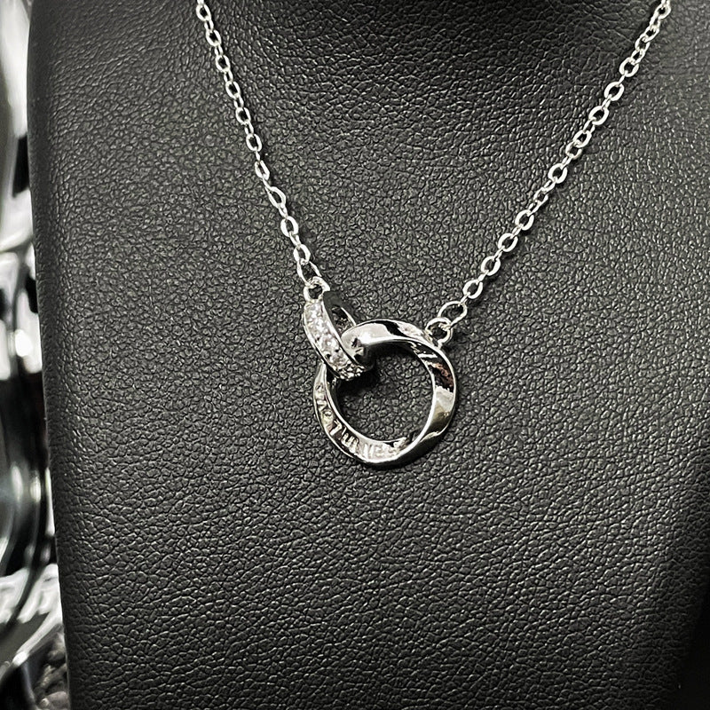 Wholesale Geometric Hollow Love Necklace