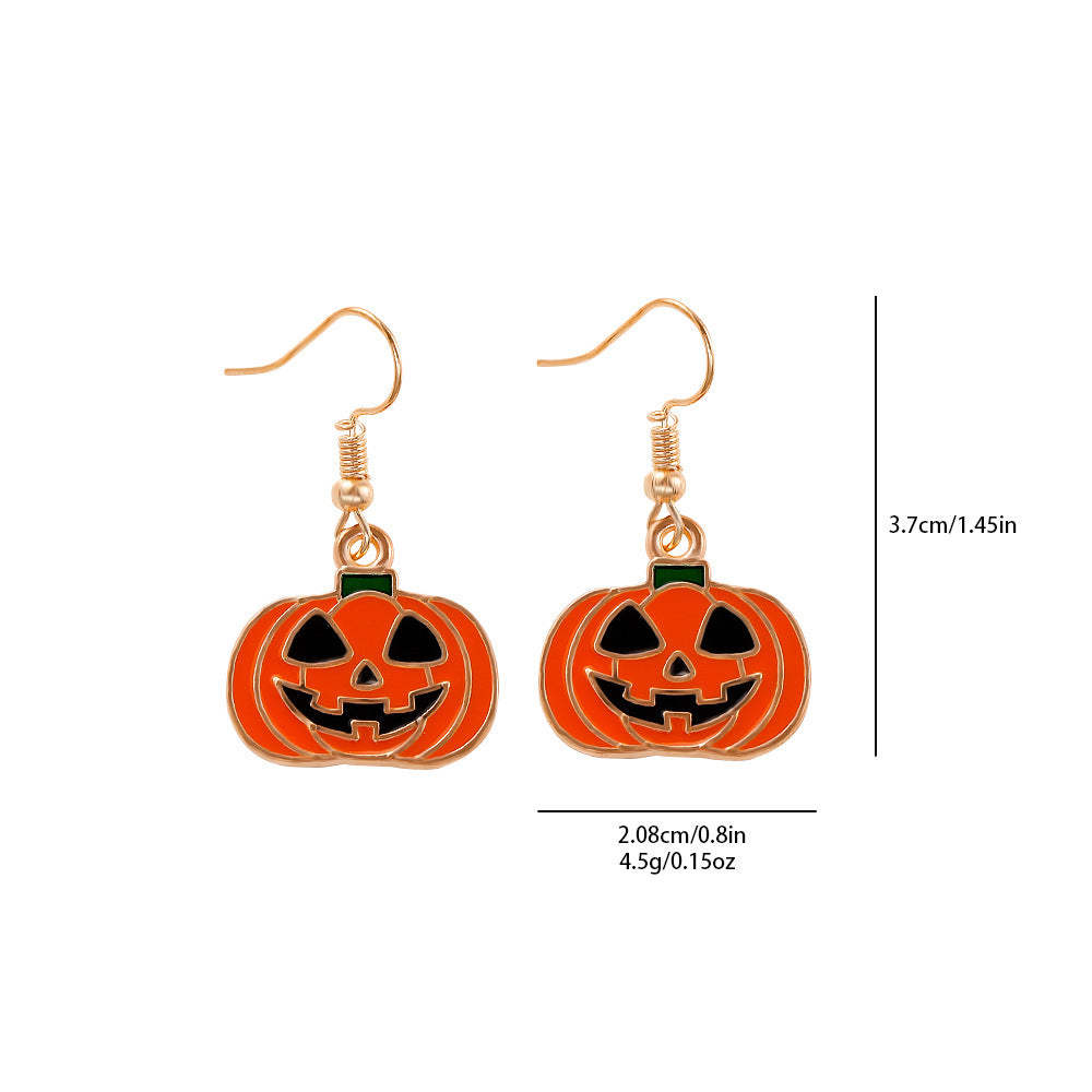 Wholesale  Halloween  earrings  popular Devil pumpkin bat festival earrings