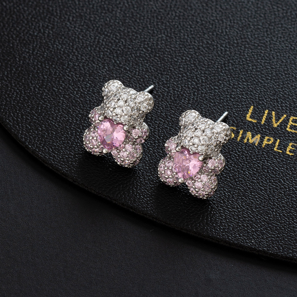 Wholesale Electroplated Copper  Rhinestone Earrings Trendy Women S Jewelry Accessory Cute DIY Design For Party Everyday Wear