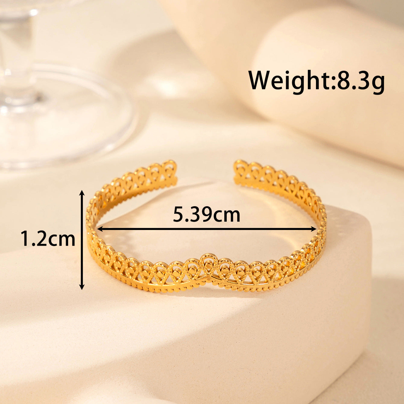 Wholesale titanium steel ring adjustable  crown lace  jewelry