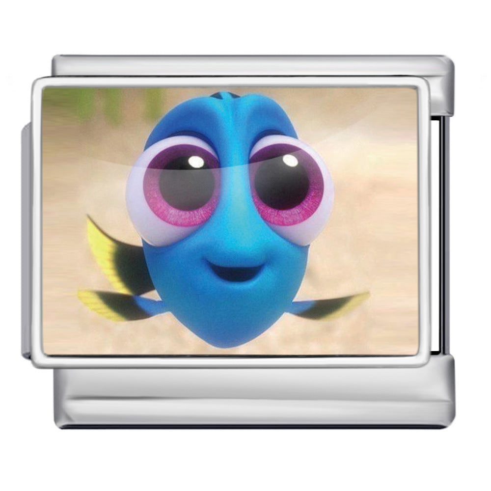 Wholesale  Italian Charm Bracelet 9mm DIY elastic personalized  Creative Stainless Steel Composable Bracelet