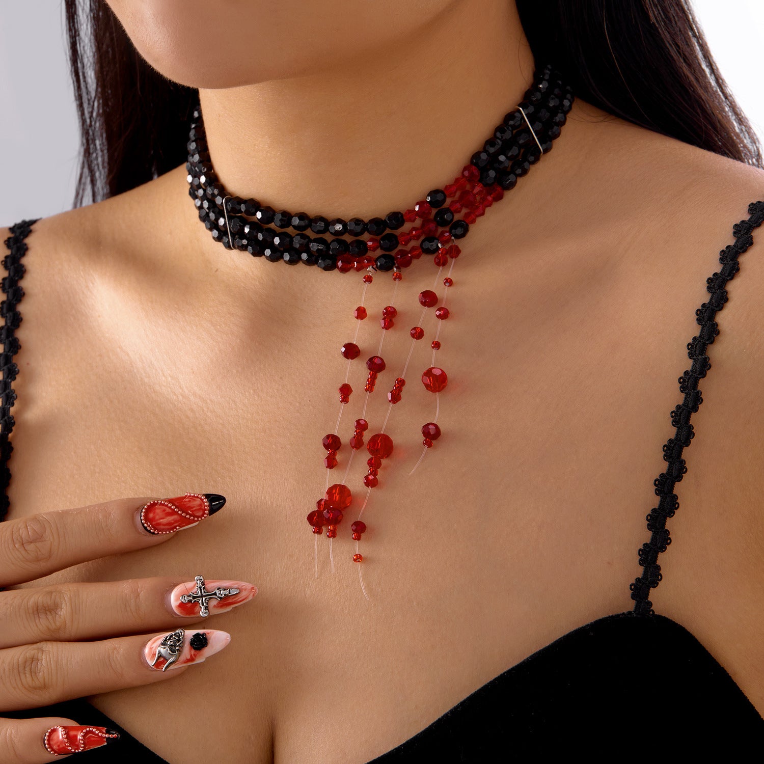 Wholesale  Personalized  Creative Pumpkin Ghost Pendant Clavicle Chain Necklace