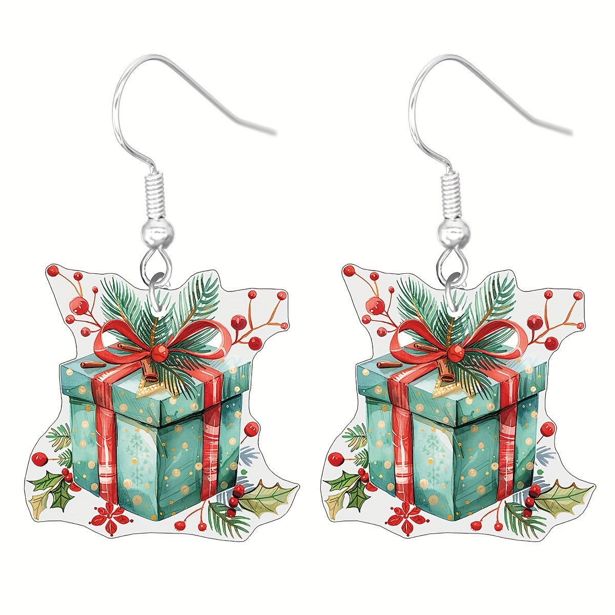 Wholesale  Christmas Cartoon  Cute Acrylic Pendant  Gingerbread Earrings