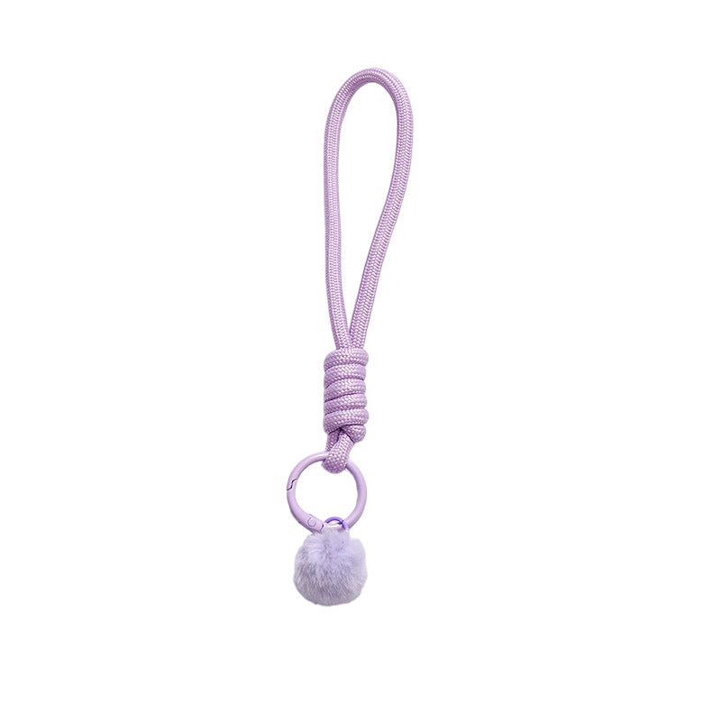 Wholesale Cloth Woven Lanyard Colorful Minimalist Keychain Strap,  Everyday Use for Phone Water Bottle