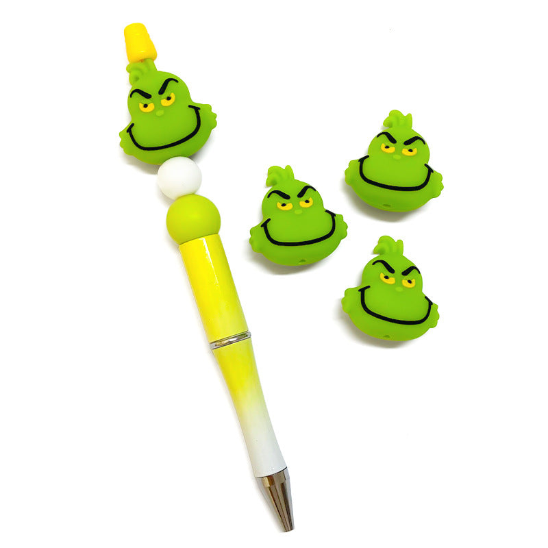 Wholesale 10pcs Silicone Cartoon 3D Focal Beads ACC-BDS-WDX232