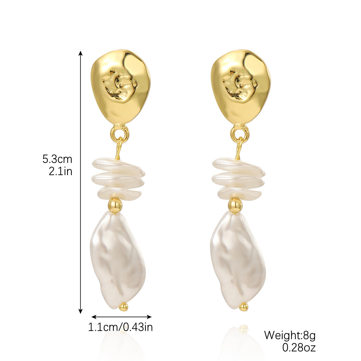 Wholesale Exaggerated Pearl Earrings Statemente Earrings ACC-ES-ManYi005