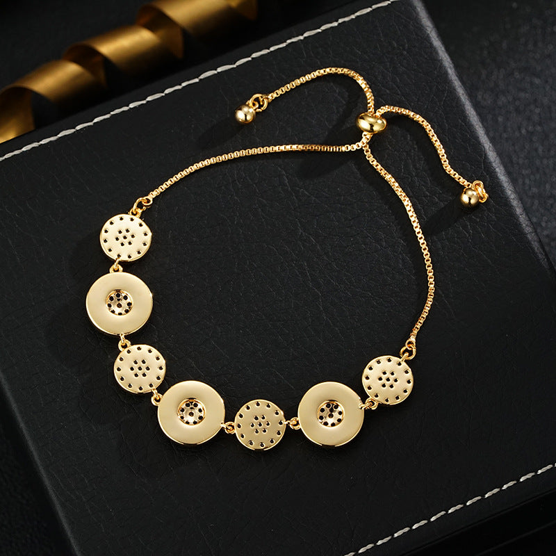 Wholesale  shell drawable adjustable bracelet