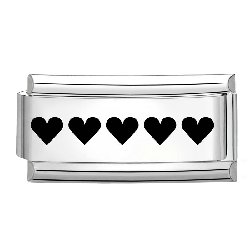 Wholesale 9mm Italian Charm Starter Bracelets DIY Long Stainless Steel Composable Bracelet