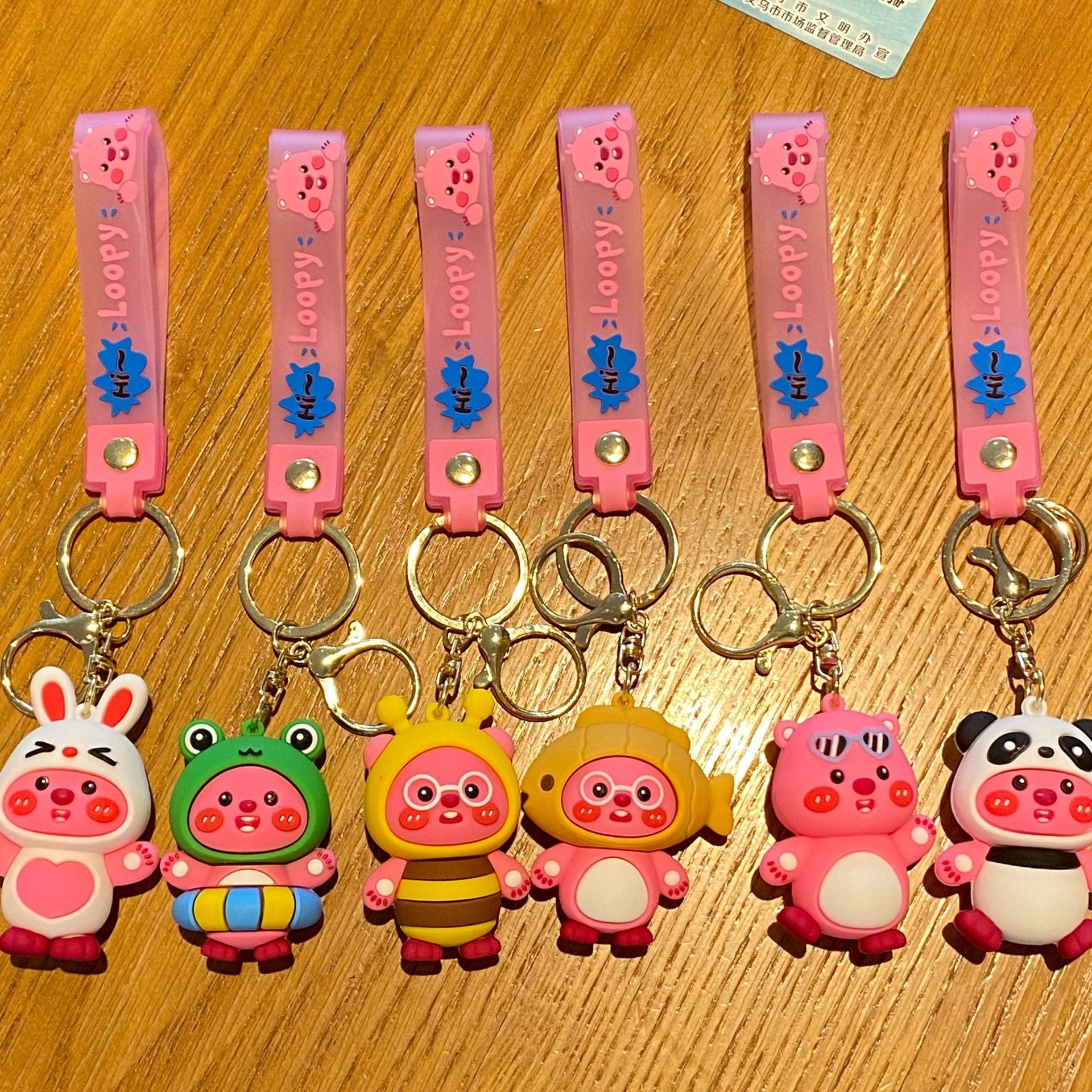 Wholesale Cartoon Cute Silicone Keychains ACC-KC-MingTian005