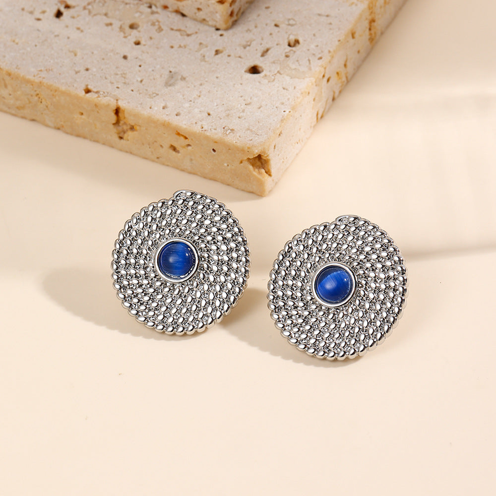 Wholesale  Plated 18K Gold Threaded Light  Pearl Earrings