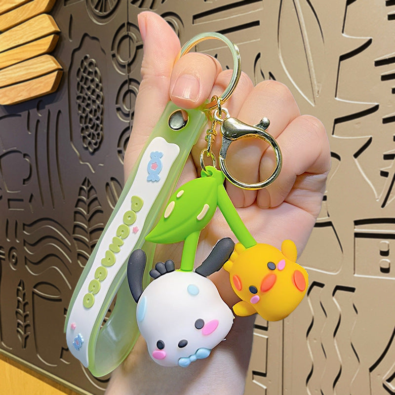 Wholesale Cartoon Cute Silicone Keychain ACCVIP-KC-Tangh001