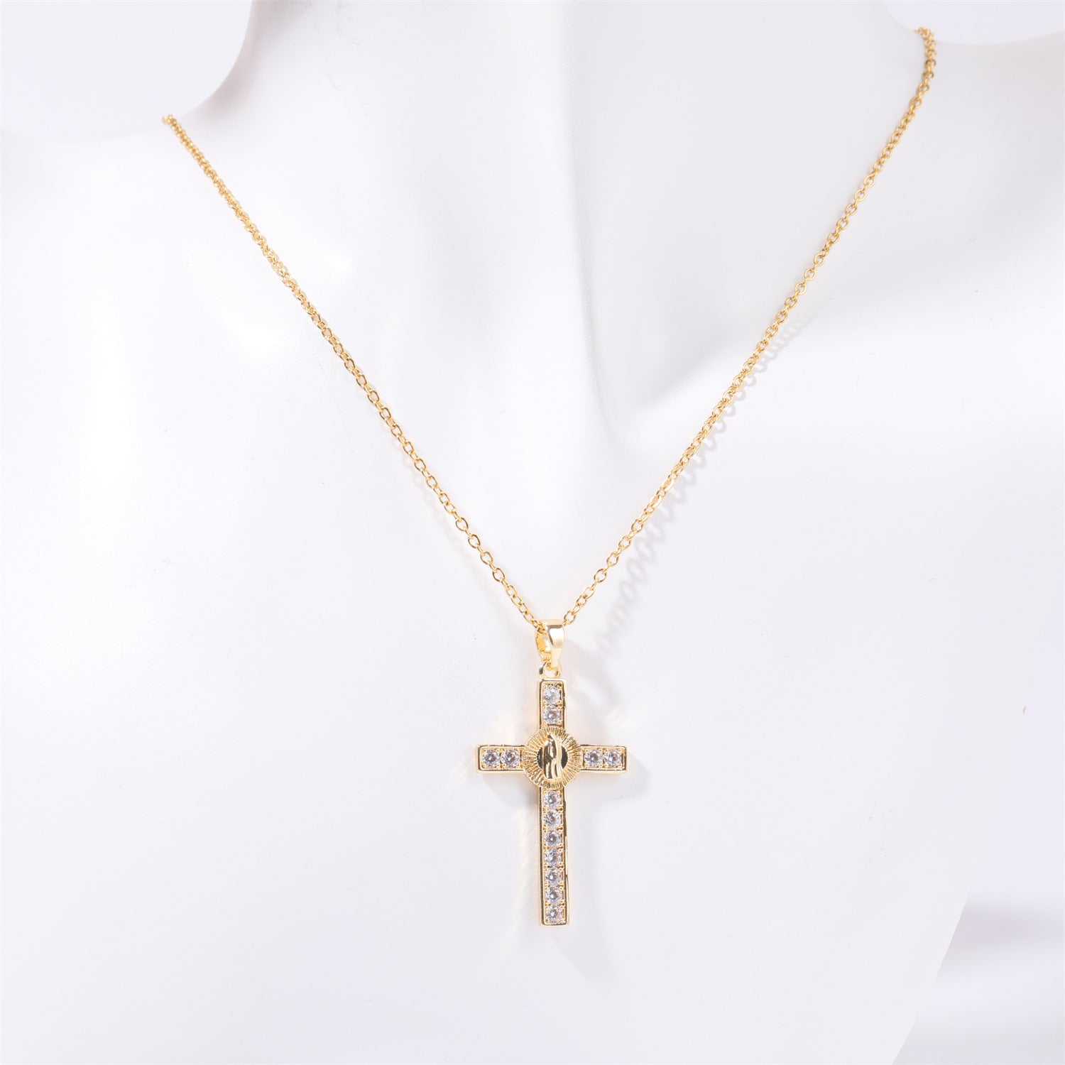 Wholesale  cross pendant cross frame chain jewelry