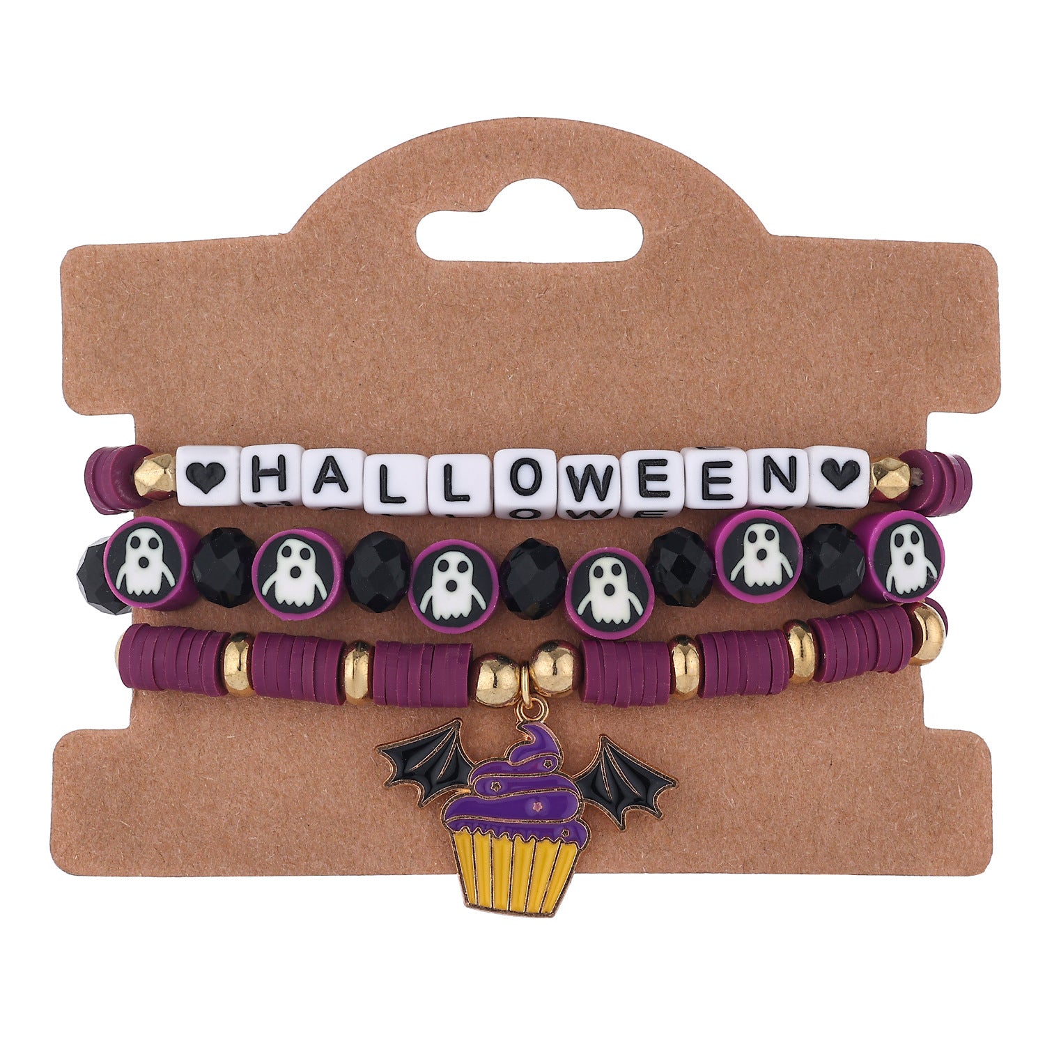 Wholesale European American Style  Soft Clay Bracelet Set,  Handmade Fashion Accessory