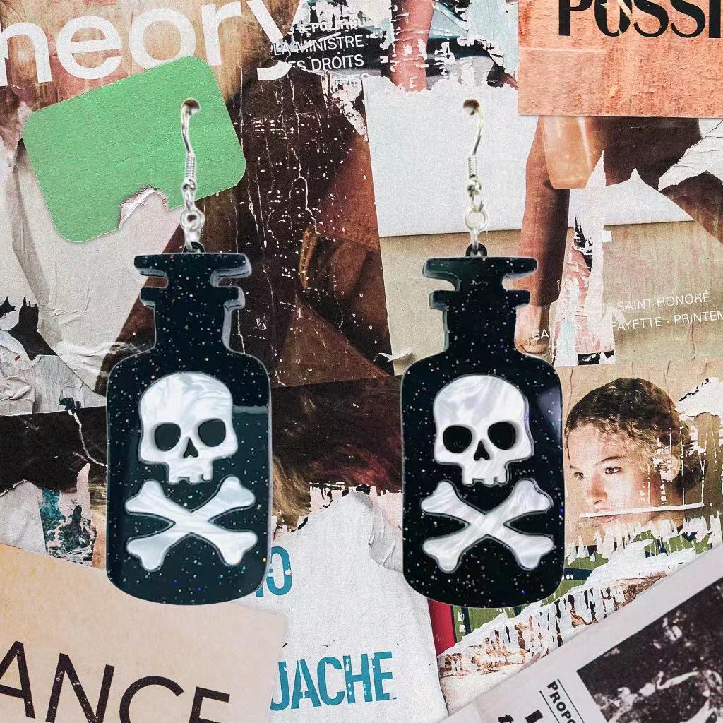Wholesale Halloween Skull Ghost Earrings ACC-ES-AnDao039