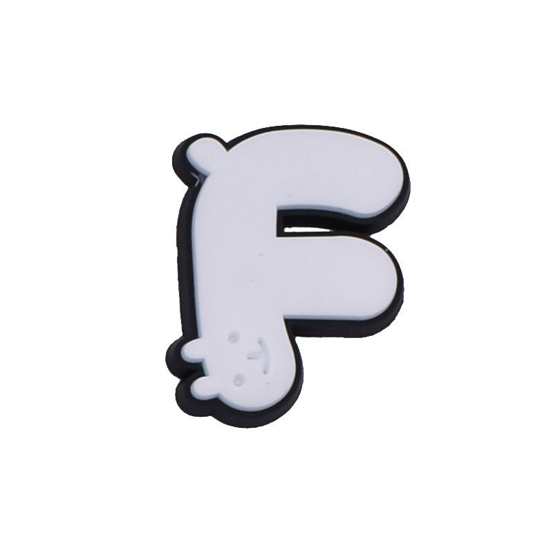 Wholesale Random 100pcs Animal Alphabet Series Shoes Accessories Shoes Charms