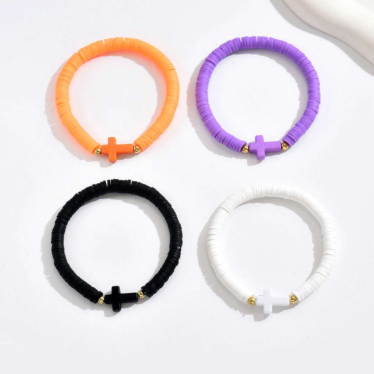 Wholesale  Bohemian Cross Soft Clay Bracelet