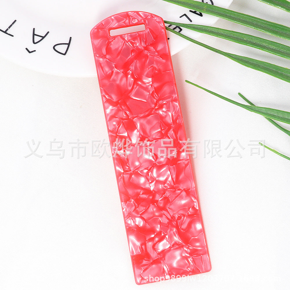 Wholesale 10PCS DIY Textured Acrylic Bookmarks