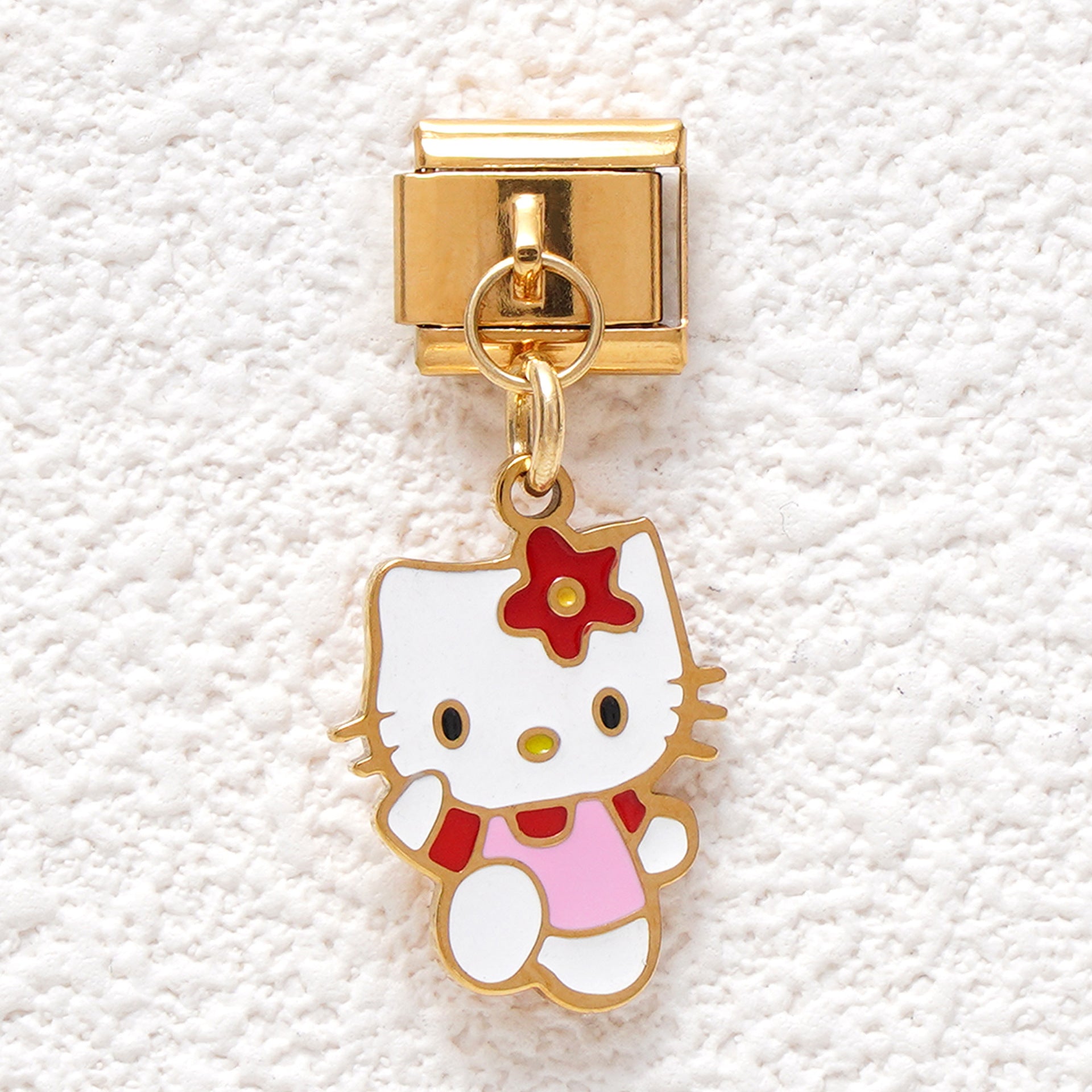 Wholesale Italian Charm Bracelet 9mm DIY Splicing Flower Series Stainless Steel Composable Bracelet