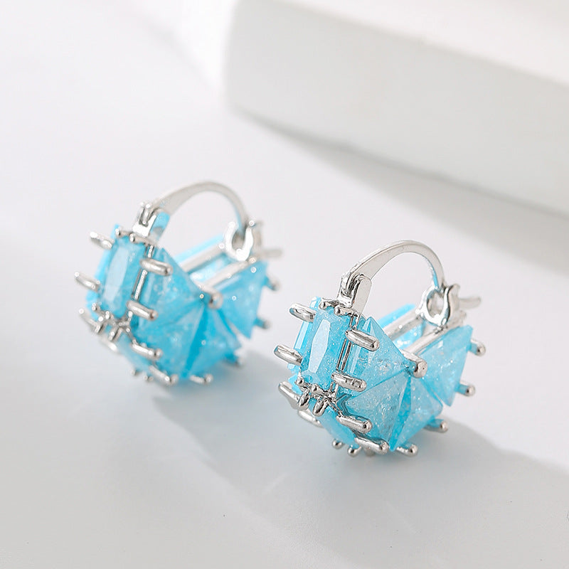 Wholesale zircon earrings  temperament earrings