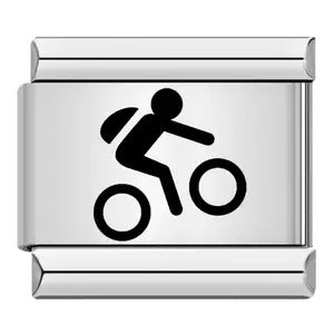 Wholesale Italian Charm Bracelet 9mm DIY Splicing Removable Sports Stainless Steel Composable Bracelet