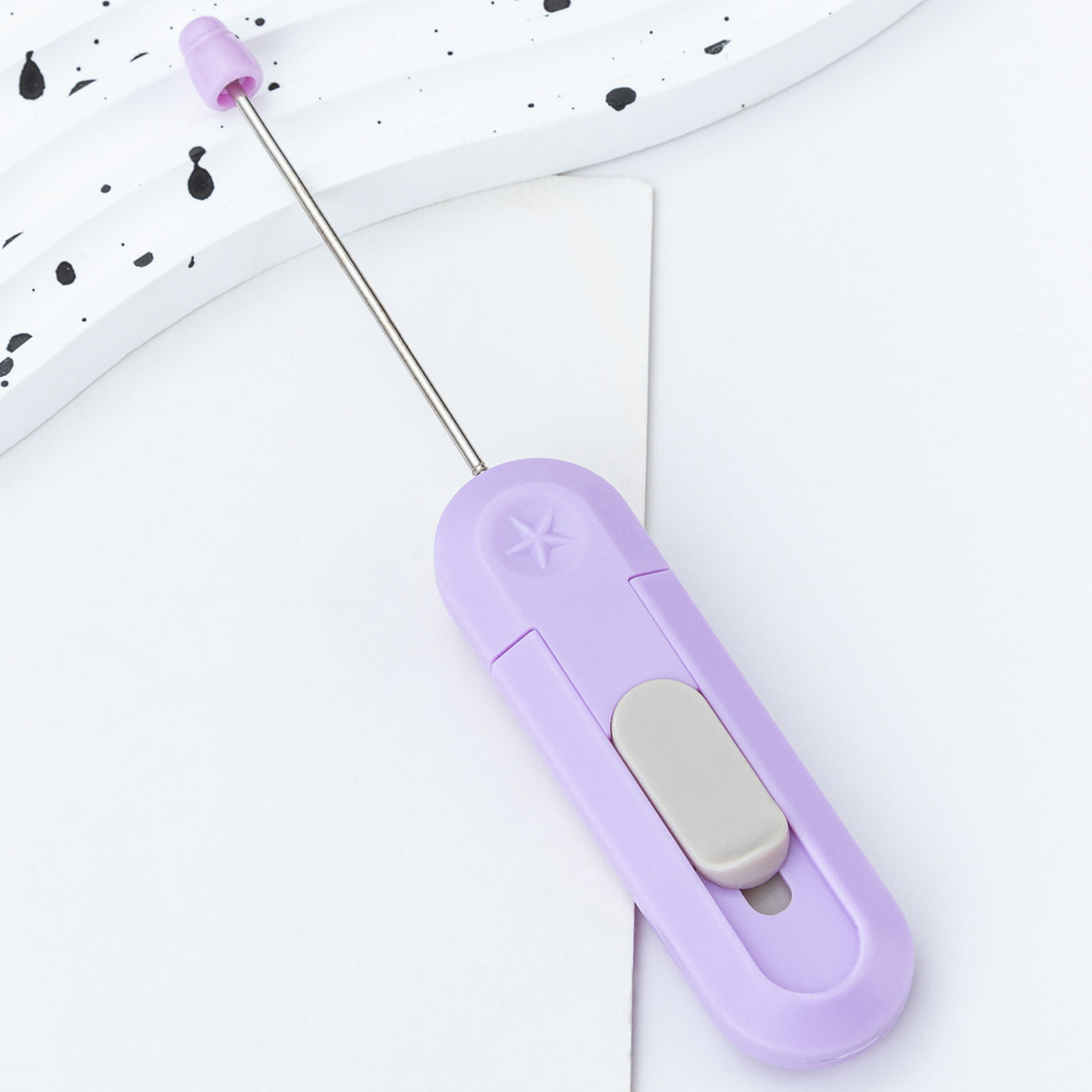 Wholesale DIY Beadable Mini Art Knife Portable Small Express Unboxing Knife Cute Design Open Envelope Office Paper Cutting Art Knife