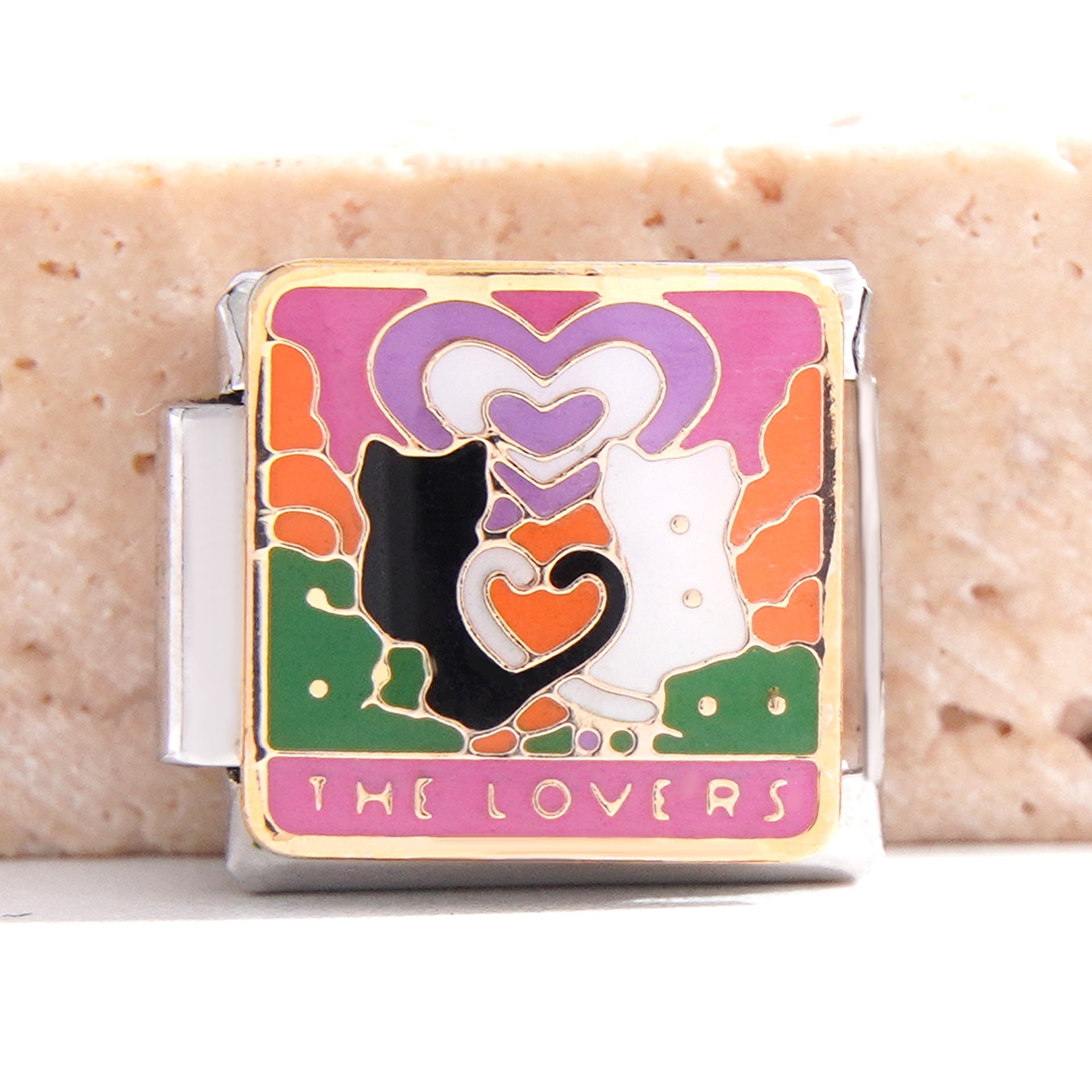 Wholesale Italian Charm Bracelet 9mm DIY Splicing Creative Pattern Stainless Steel Composable Bracelet