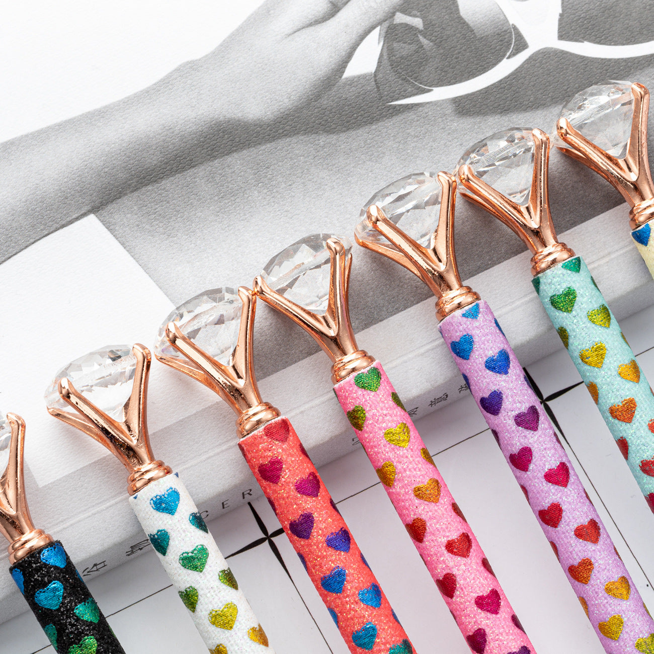 Wholesale Gold Powder Rotating  Pen