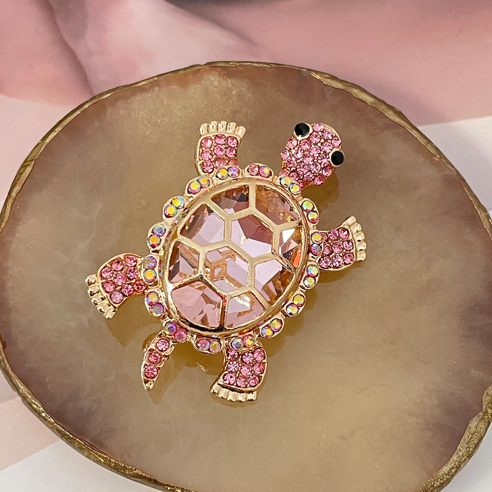 Wholesale Full Diamond Turtle Brooch ACC-BCH-Jicai001